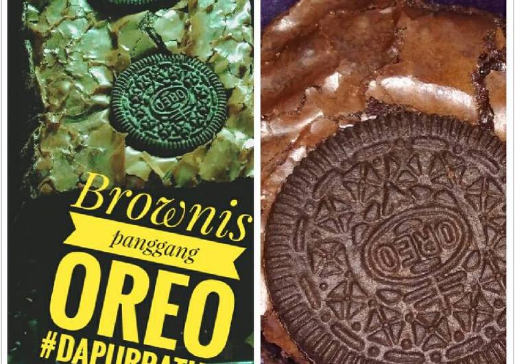 Brownis Panggang shiny crust