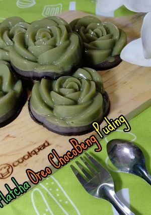 Foto resep Matcha Oreo ChocoBeng Puding