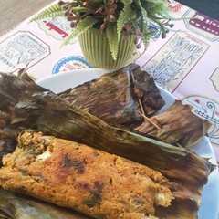 A picture of Palai/pepes teri basah.