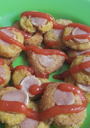 Foto resep Nuget tahu pemanis sosis