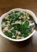 Canh tép biển nấu rau đay