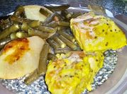 Una foto de filetes de pechuga de pavo