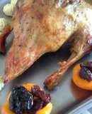 Pato con frutas