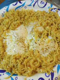 A picture of Peppered Eggs in a Nest.