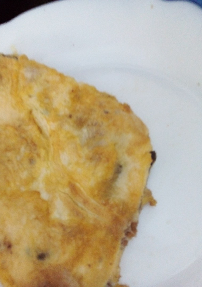 Una foto de Tortilla de champis y bacon