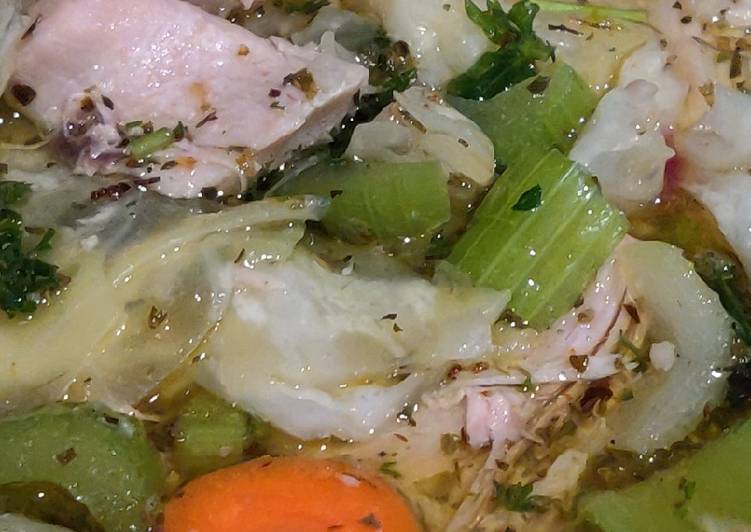 Saturday Fresh Chicken and Cabbage Soup