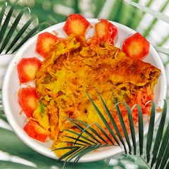 A picture of Jowar Carrot Dosa.
