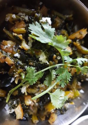 মূলো শাক ভাজা (mulo saag bhaja recipe in Bengali) রেসিপির প্রধান ছবি
