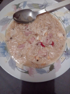Una foto de Arroz en salsa pimienta