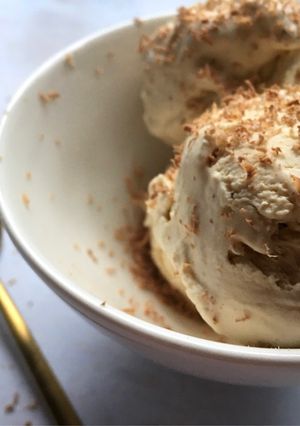 A picture of Tiramisù no-churn icecream.