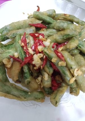 Foto resep Buncis Tepung Cabai Garam