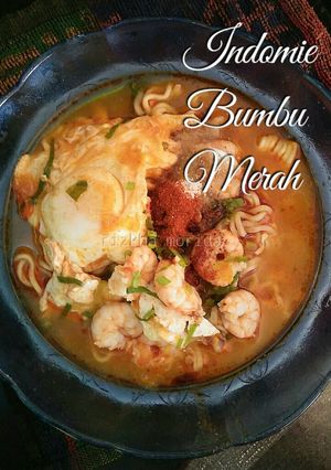 Foto resep Indomie Kuah Bumbu Merah