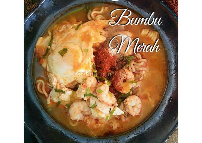 Ini dia! Bagaimana cara memasak Indomie Kuah Bumbu Merah  gurih