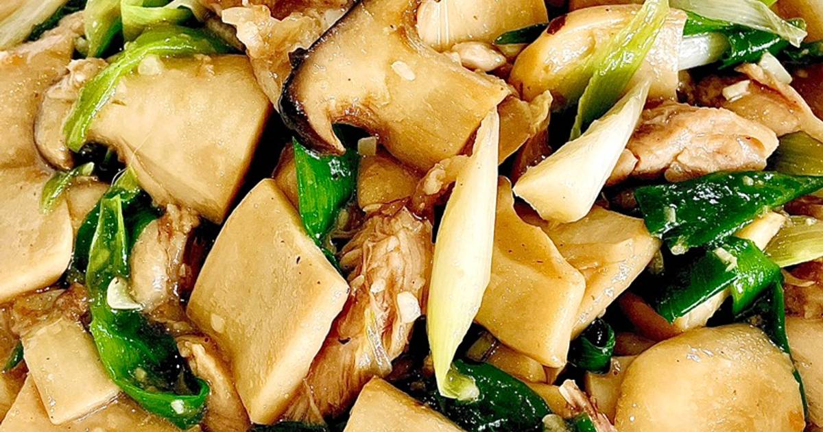 Resep Tumis Ayam Jamur Eryngii (King Oyster Mushroom) oleh Nathalia Tj