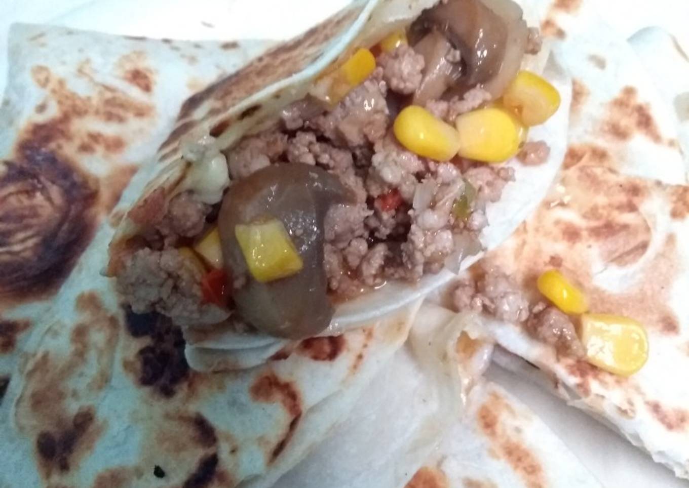 Abanicos de carne molida