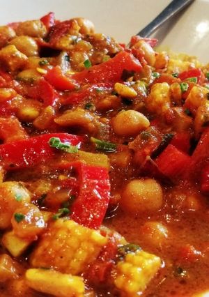 A picture of Quick and Spicy Chickpea Curry (Vegan).