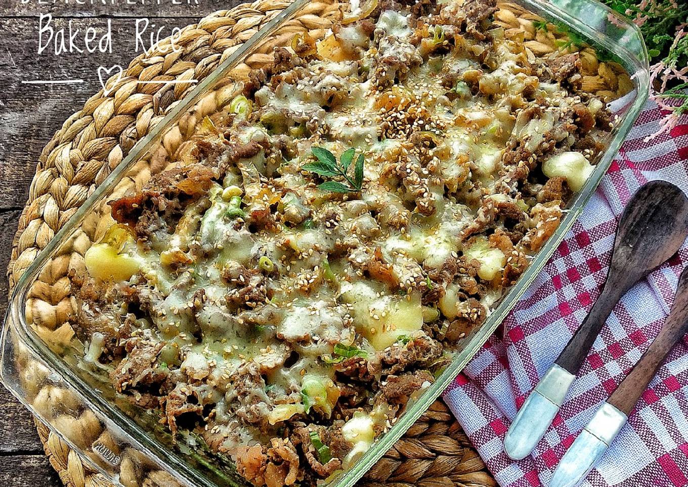 Blackpepper Baked Rice
