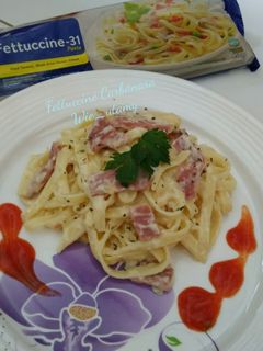 Foto resep Fettuccine Carbonara "Pasta Krim"