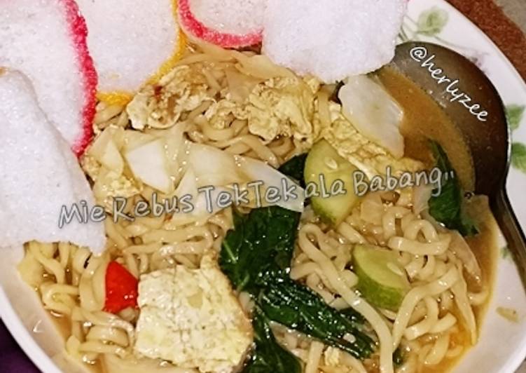 Resep Mie Rebus TekTek ala Babang&#34; yang Enak Banget