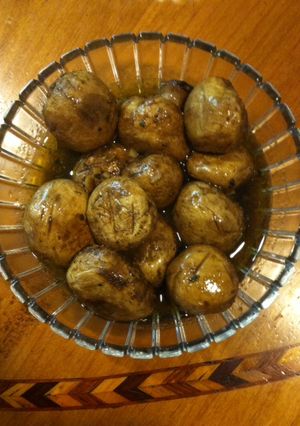 Una foto de Champignons con ajo