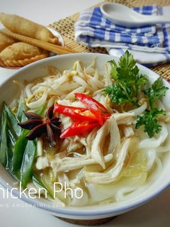 Foto resep Chicken Pho (Sup Ayam Vietnam)