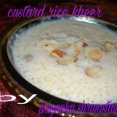 A picture of Custard rice kheer.