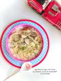 Bubur Nasi Egg Drop & Kepah