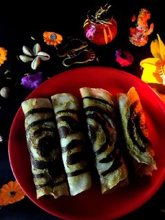 চকোলেট প্রিন্টেড পাটিসাপটা(chocolate printed patisapta recipe in Bengali) রেসিপির প্রধান ছবি