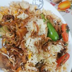 A picture of Mazedar biryani.