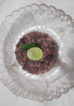A picture of Pink Medley of Rice & Saag.