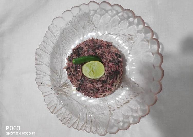 Pink Medley of Rice &amp; Saag