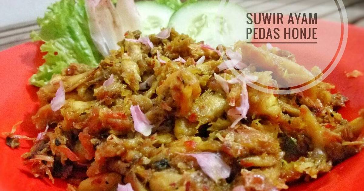 Resep Suwir Ayam Pedas Honje Kecombrang Oleh Dice Ferdian Cookpad 