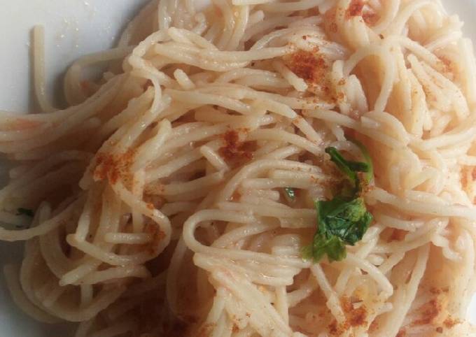 Steps to Prepare Homemade Spaghetti in cayenne pepper