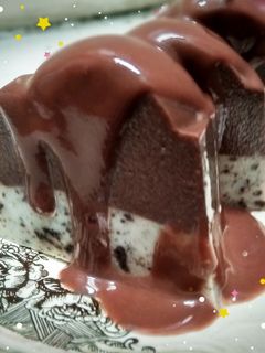 Foto resep Puding coklat oreo
