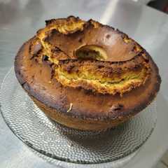 Una foto de Budín de naranja y nuez (sin leche)
