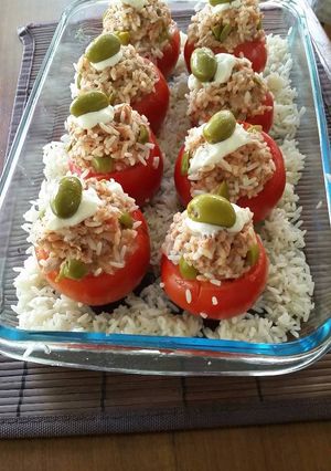 Una foto de Tomates rellenos