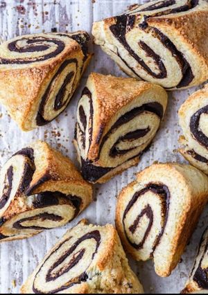 A picture of Babka Scone Filling.