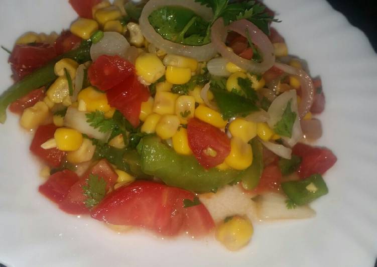 Sweet Corn Salsa in tangy Vinaigrette #AuthorMarathon