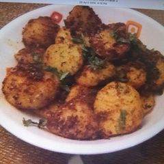 A picture of Achari Dum Aloo.