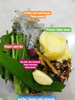 Foto resep MPASI teri nasi