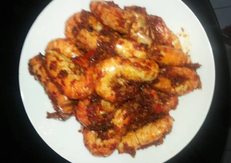 UDANG SAMBAL CABE LADA HITAM