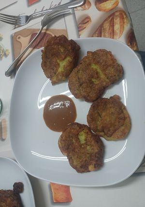 Una foto de Hamburguesas de calabacín