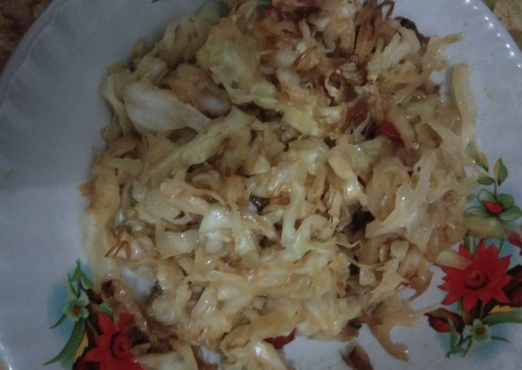 Cara Membuat Tumis Kol, Lezat Sekali