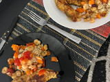 Κοτόπουλο με πλιγούρι & γαρίδες 🥗