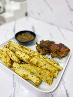 A picture of Peppered Fried Yam.