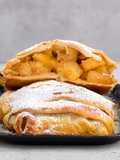 Strudel rápido de manzana con nueces y canela