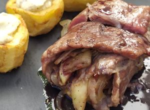 Foto principal de Presa ibérica rellena al horno