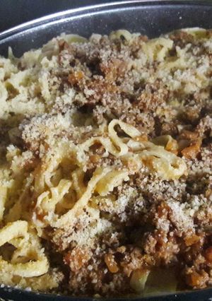 Una foto de Pasta fatta in casa o los tallarines de la Nona