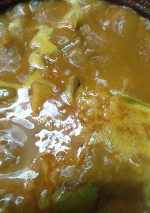 A picture of Vegetable curry south Indian traditional way.