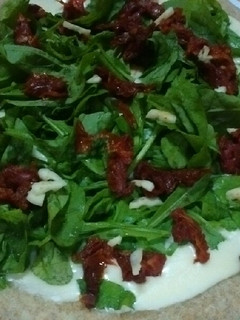 Una foto de Pizza integral a la sartén sin levadura